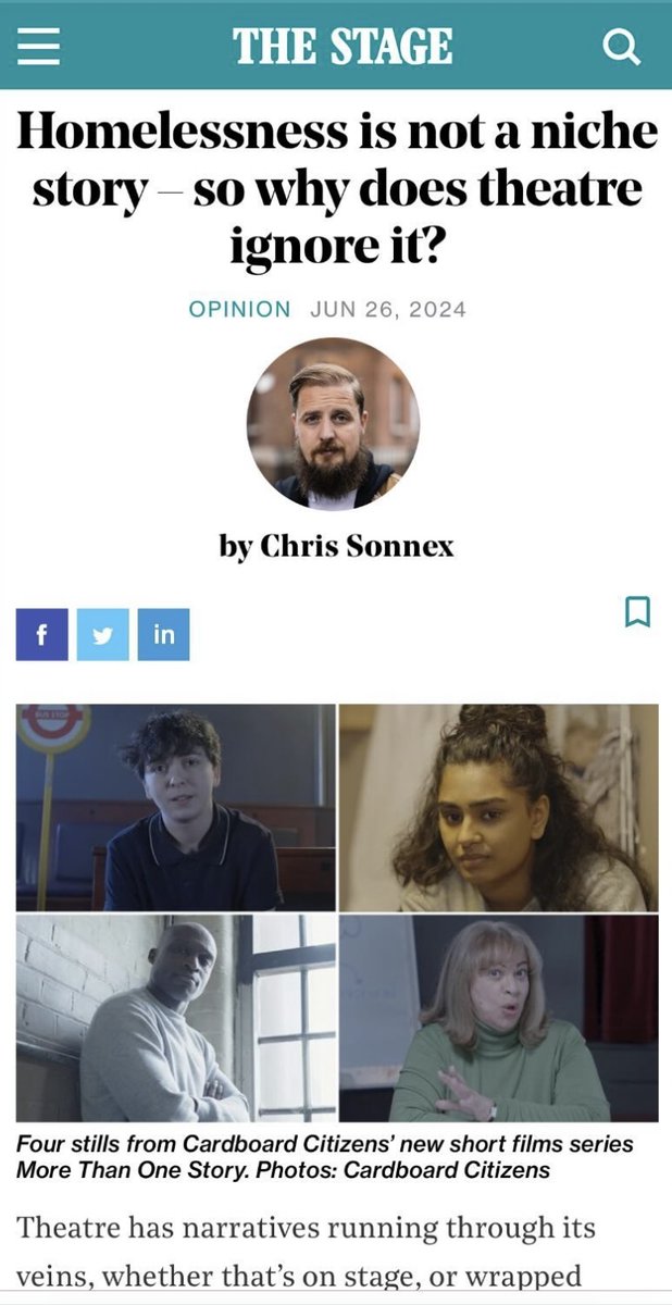 "I’ll say it again, narrative matters."

Check out this article from our Artistic Director/JCEO <a href="/ChrisSonnex/">Chris Sonnex</a>, where he discusses the importance of narrative, and our More Than One Story project.

thestage.co.uk/opinion/homele…