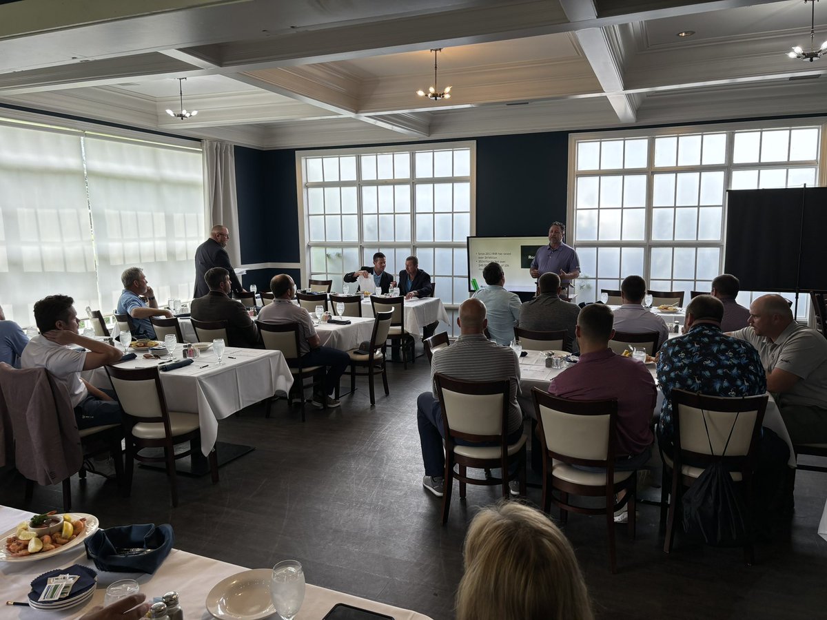 CalusaGCSA's tweet photo. Thanks everyone who attended this year’s rescheduled annual meeting/chapter championship at River Hall CC. This year’s winner was Bryce Koch with a 71. Thanks Kyle Cheek and all the staff at River Hall CC for a great meeting and wonderful lunch. https://t.co/2oWdKvwOFY