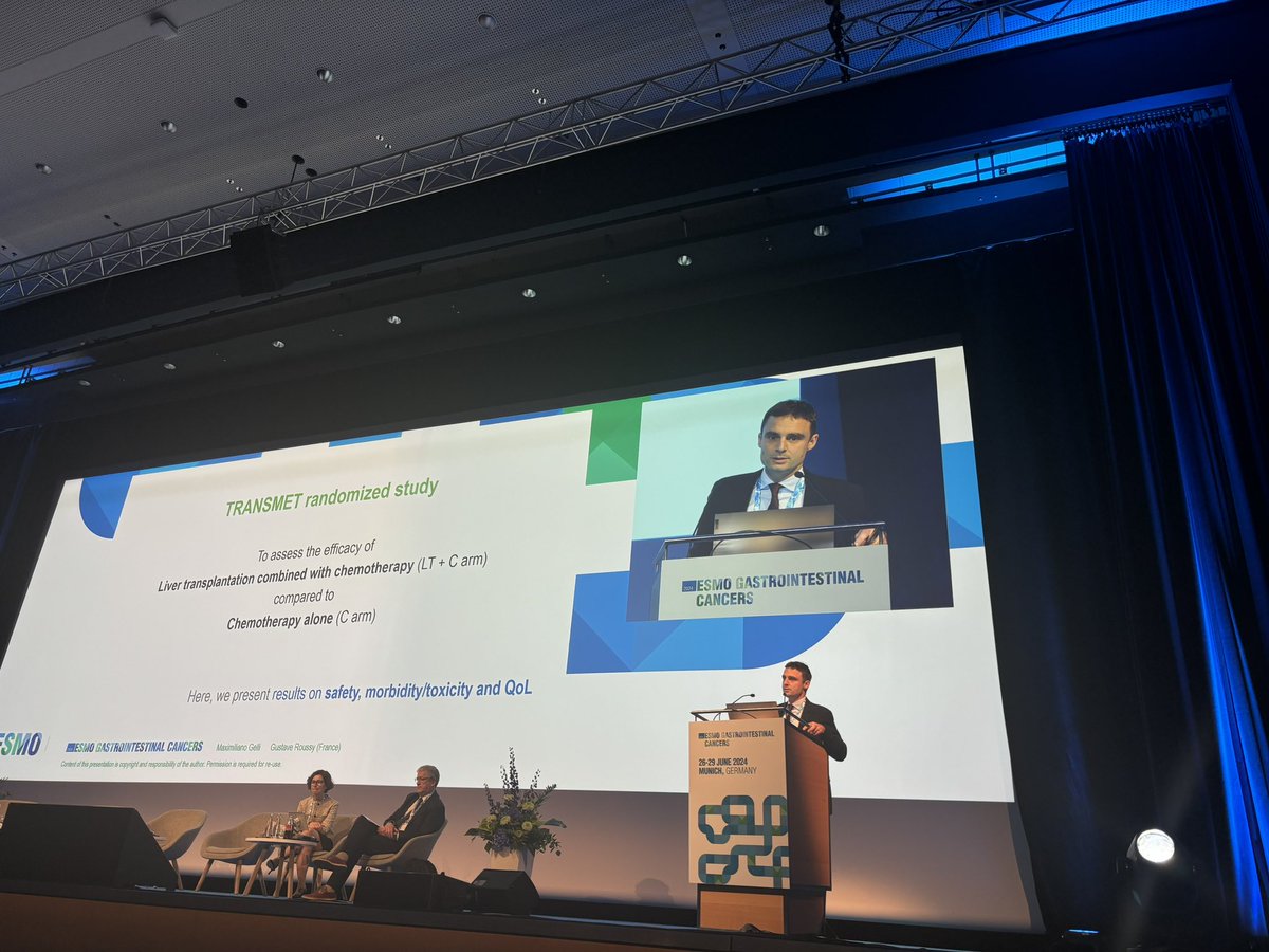 martweetings's tweet image. Great presentations during the Proffered Paper Session at ESMO GI 2024 ✨
💫 Safety results of TRANSMET
💫 HRQoL data of CheckMate8HW
💫 Trifluridine-Tipiracil and Regorafenib endless battle: new warriors unlocked
And outstanding discussion by @ChiaraCrem1 ❤️
@myESMO