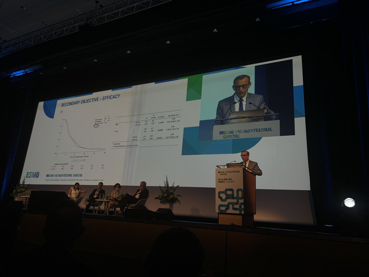 martweetings's tweet image. Great presentations during the Proffered Paper Session at ESMO GI 2024 ✨
💫 Safety results of TRANSMET
💫 HRQoL data of CheckMate8HW
💫 Trifluridine-Tipiracil and Regorafenib endless battle: new warriors unlocked
And outstanding discussion by @ChiaraCrem1 ❤️
@myESMO