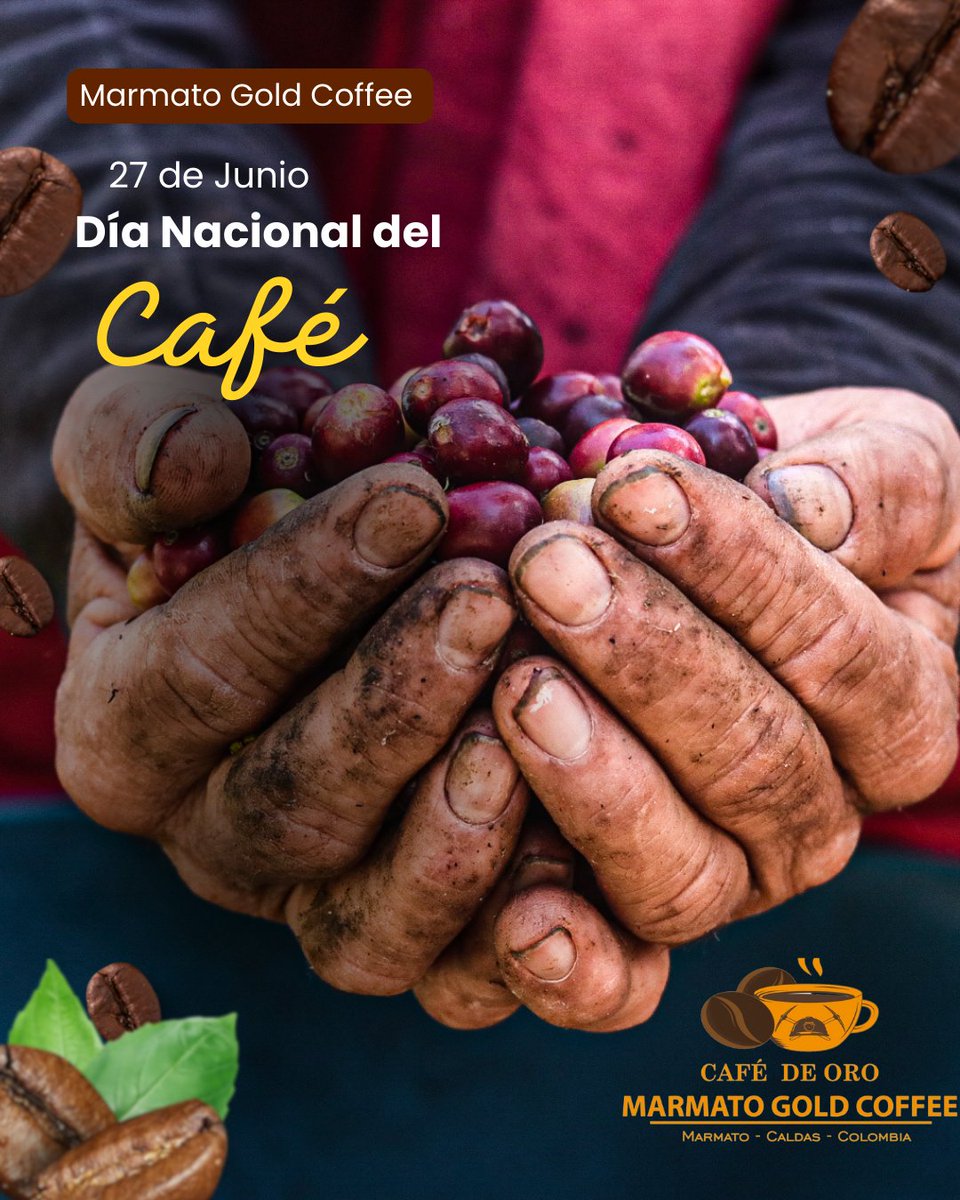 MarmaGoldCoffee's tweet photo. 27 de Junio, Día Nacional del Café Colombiano 
#dianacionaldelcafe
#marmatogoldcoffee
#marmato #café #cafedeorigen https://t.co/SSWPcTM74I