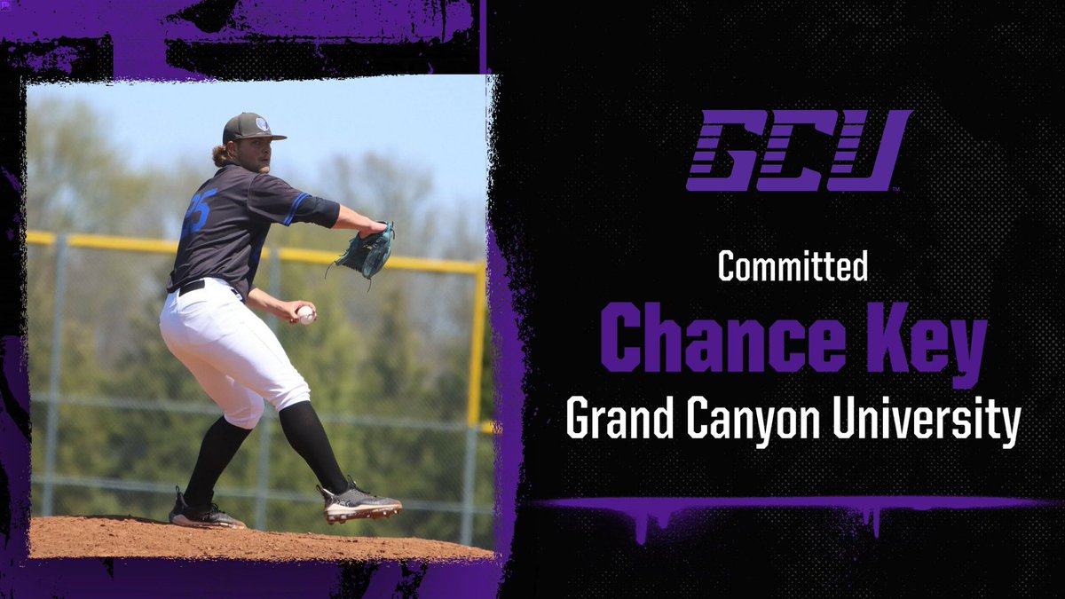 I’m excited to announce I will be continuing my education and baseball career at Grand Canyon University. I’d like to thank the coaches at GCU for this opportunity and I can’t wait to get to work. Go Lopes!