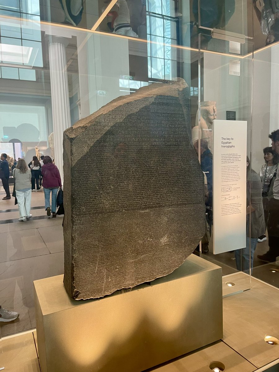 Mary_Dolan1's tweet photo. I recently paid a visit to the @britishmuseum to see an interesting exhibition that’s currently on about life in the #Roman army. Also took a look at the #Egyptian mummies on display and the #RosettaStone. Such a fun day out https://t.co/Fx96XVi0N1