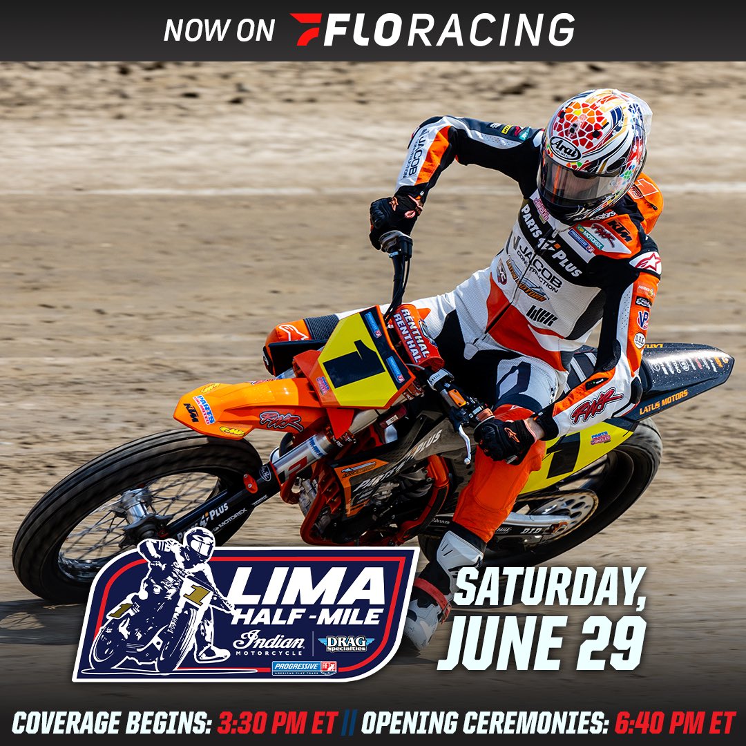 Lima weekend. Keep this train a rollin’

flosports.link/2024aft

<a href="/FloRacing/">FloRacing</a> <a href="/AmericanFlatTrk/">American Flat Track</a> 
#LimaHM #ProgressiveAFT