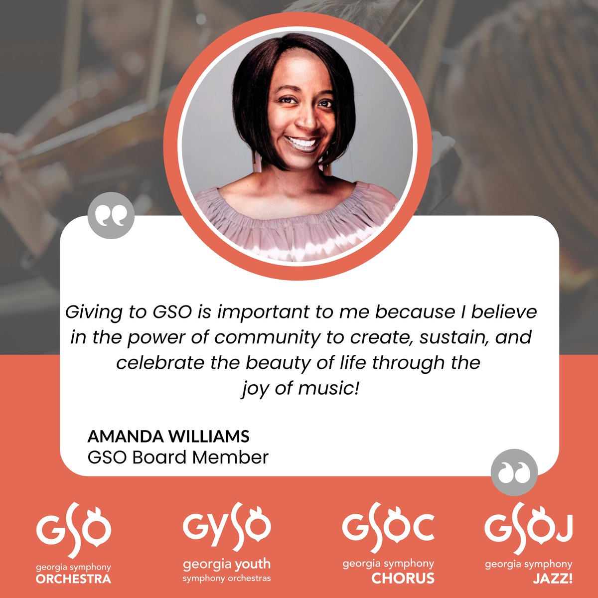 We've made it to 73% of our goal but time is running out on our Board Match Campaign. If you've been waiting, now is the best time to help us achieve it! Your donation is matched dollar-for dollar. Will you help us get there? donate.georgiasymphony.org