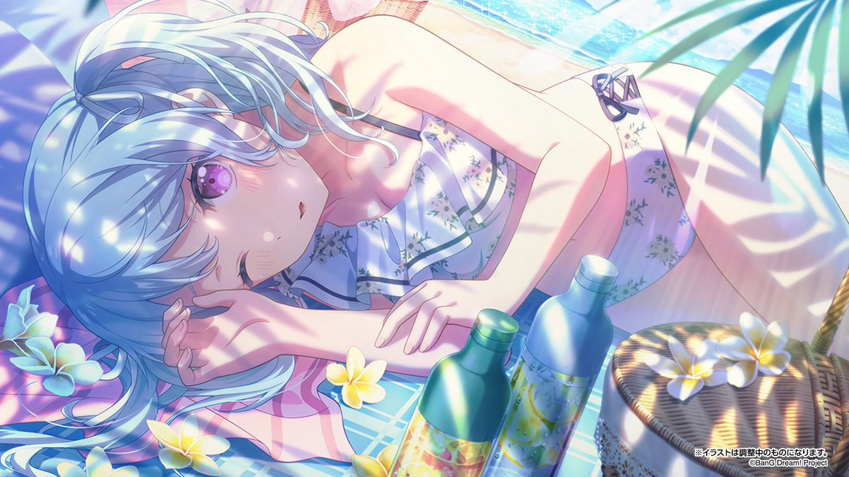 バンドリ ガルパ 松原花音 holidays ブロマイド バンドリ ガルパ 松原花音 holidays ブロマイド