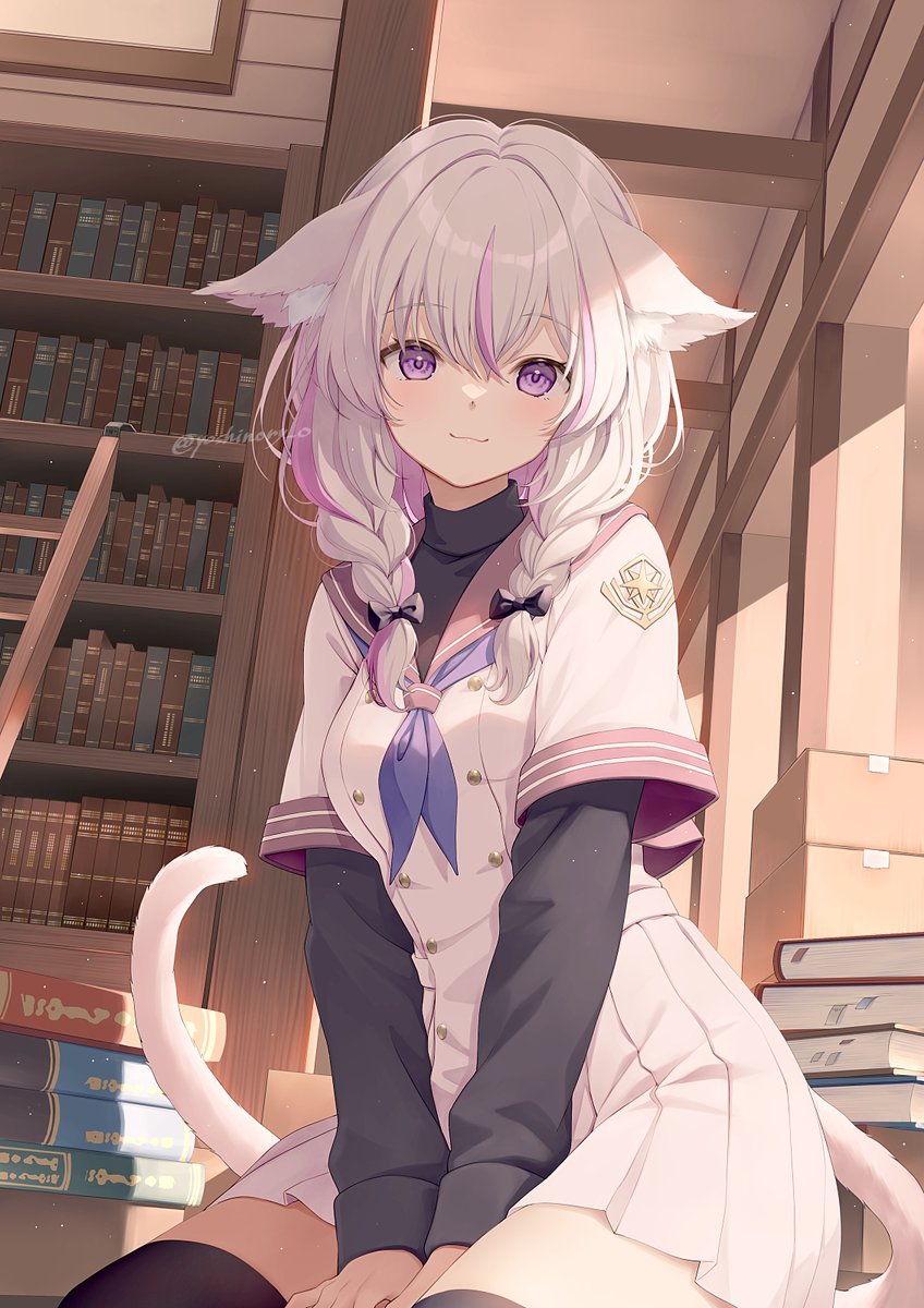 「skebにて深白まおさんを描かせていただきました! ゆけたろさんリクエストいただ」|ヨシノリョウのイラスト