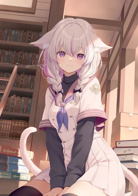 skebにて深白まおさんを描かせていただきました! ゆけたろさんリクエストいただきありがとうございました!  #Skeb #Commission