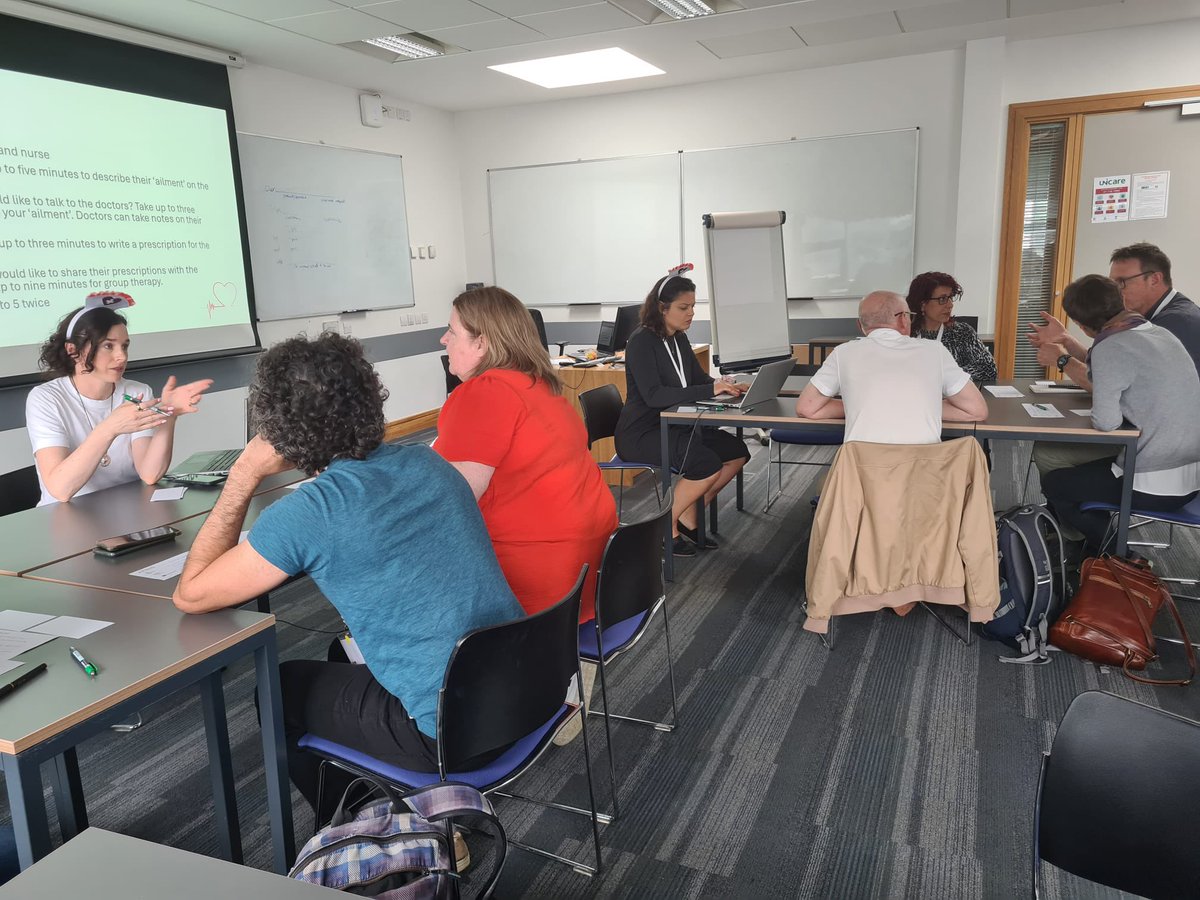 AesisNet's tweet image. Esther, Aine and Giovanna are running an engaging workshop in order to explore the possibilities how to &apos;cure&apos;  issues on impact topics #aesis #ios24