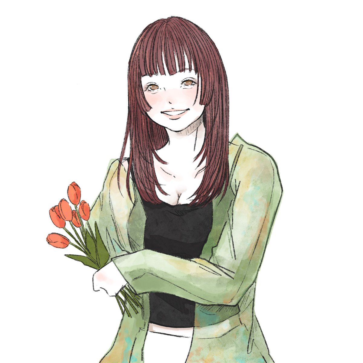 a_chon413's tweet photo. 会社の子が可愛くて🥰
#イラスト　#イラスト好きと繋がりたい https://t.co/oEHcEk1ooV