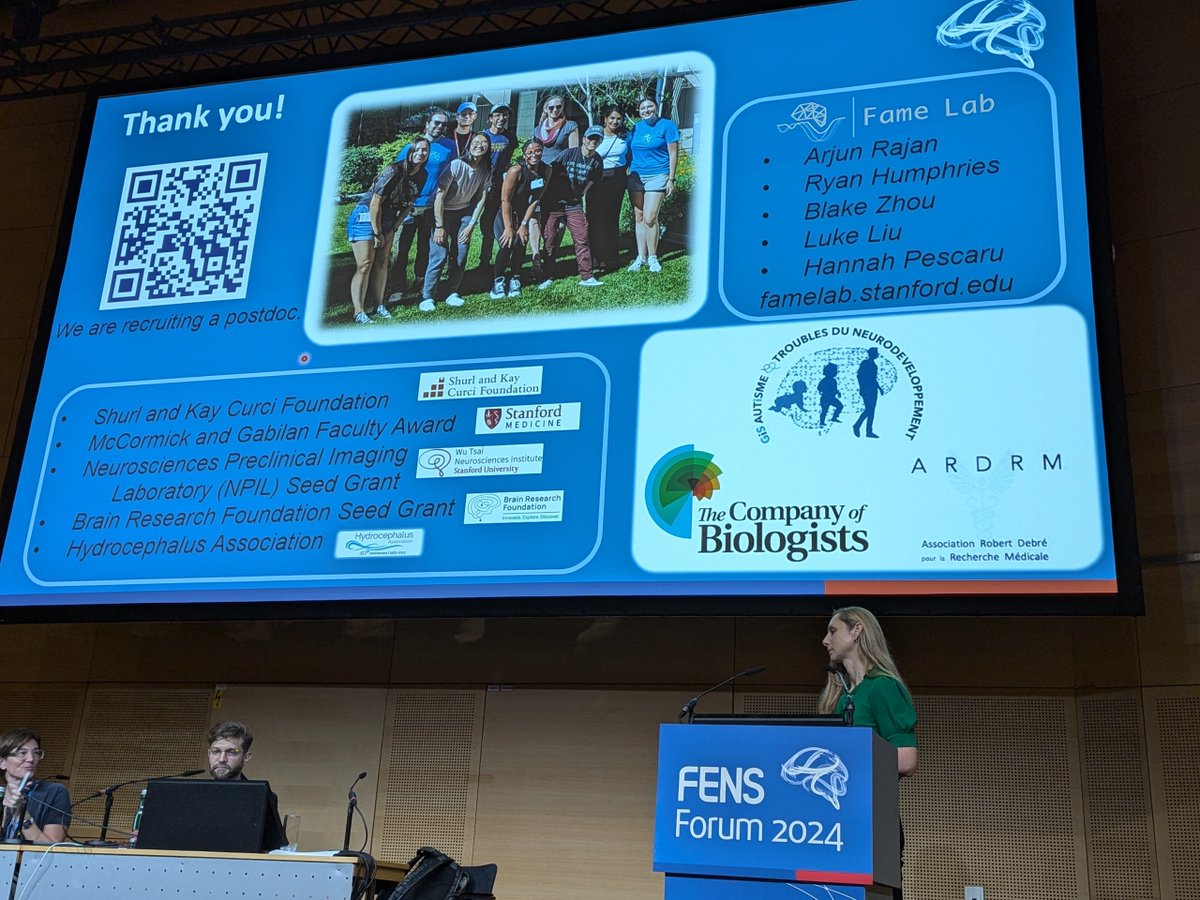Fame Lab (@labfame) on Twitter photo Ryann <a href="/ScienceDame/">Ryann Fame, PhD</a> represented the lab @FENS symposium "Cell Communication in Nervous System Development from Afar and Up Close" #FENS2024. Organized & moderated by Julien Ferent @FerentJ —joined by Silvia Cappello @silvianeurompi, Katie Long <a href="/KatieRLong/">Katie Long</a>, Rüdiger Klein <a href="/MPIforBI/">MPI for Biological Intelligence</a>. Ryann <a href="/ScienceDame/">Ryann Fame, PhD</a> represented the lab @FENS symposium "Cell Communication in Nervous System Development from Afar and Up Close" #FENS2024. Organized & moderated by Julien Ferent @FerentJ —joined by Silvia Cappello @silvianeurompi, Katie Long <a href="/KatieRLong/">Katie Long</a>, Rüdiger Klein <a href="/MPIforBI/">MPI for Biological Intelligence</a>.