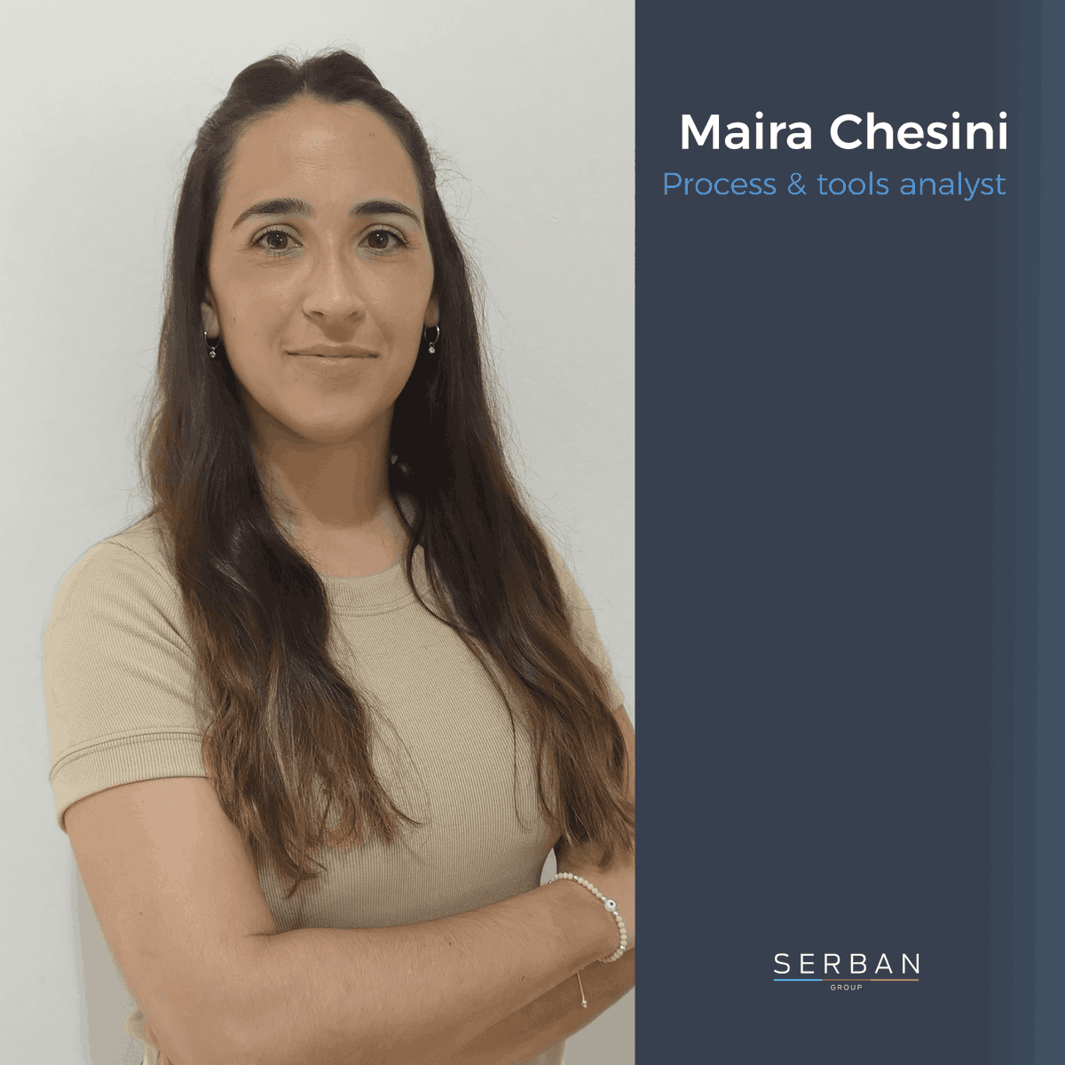 Hoy destacamos la trayectoria de #MairaChesini, quien comenzó su viaje con nosotros en 2017 y que se convierte en nuestra #serbanera. Maira ha evolucionado mucho, adaptándose y asumiendo roles cada vez más desafiantes hasta ser "Process &amp; Tools Analyst" ¡Enhorabuena!