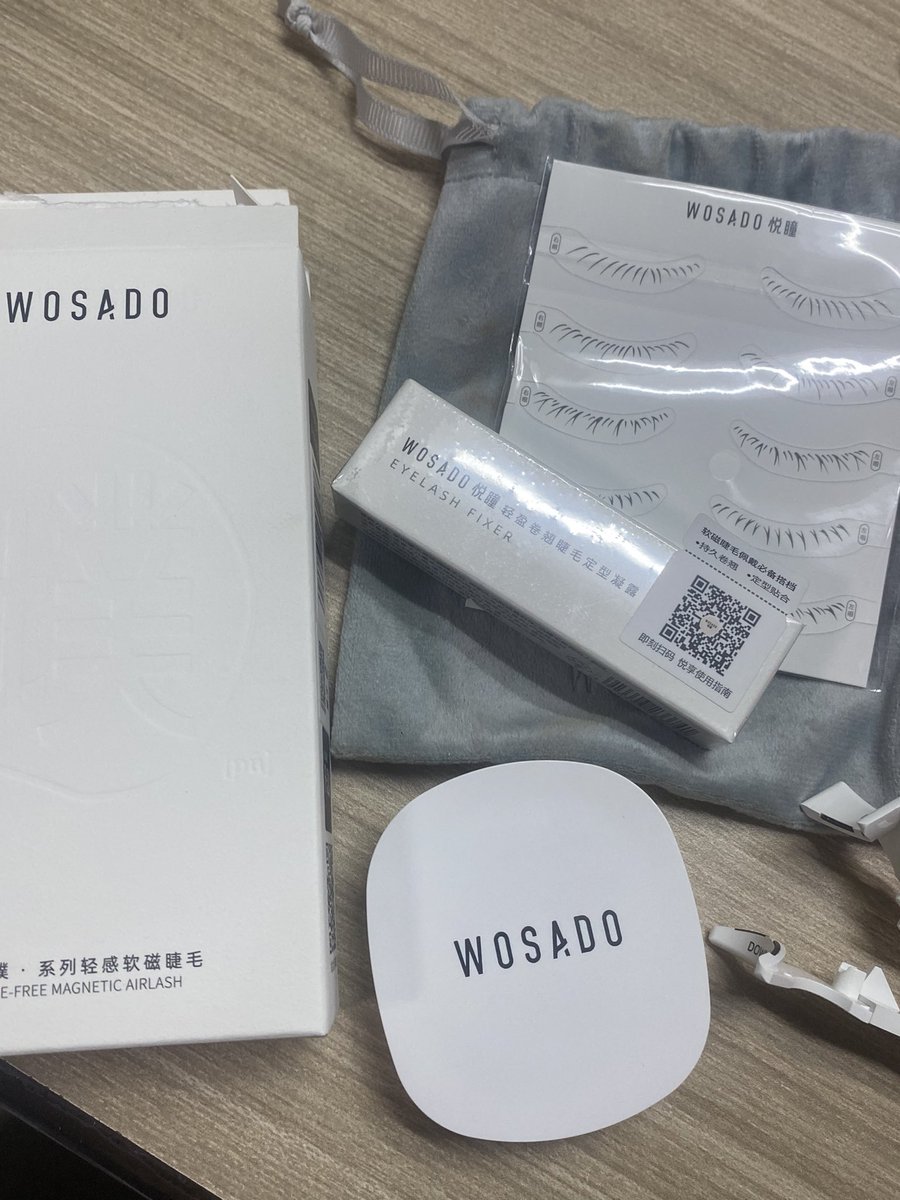 ส่งต่อ ขนตาแม่เหล็ก wosado เบอร์ 1 สวยธรรมชาติมาก ลองใส่แปปเดียว2ครั้งถ้วน 

750฿รส. 

#ขนตาแม่เหล็ก