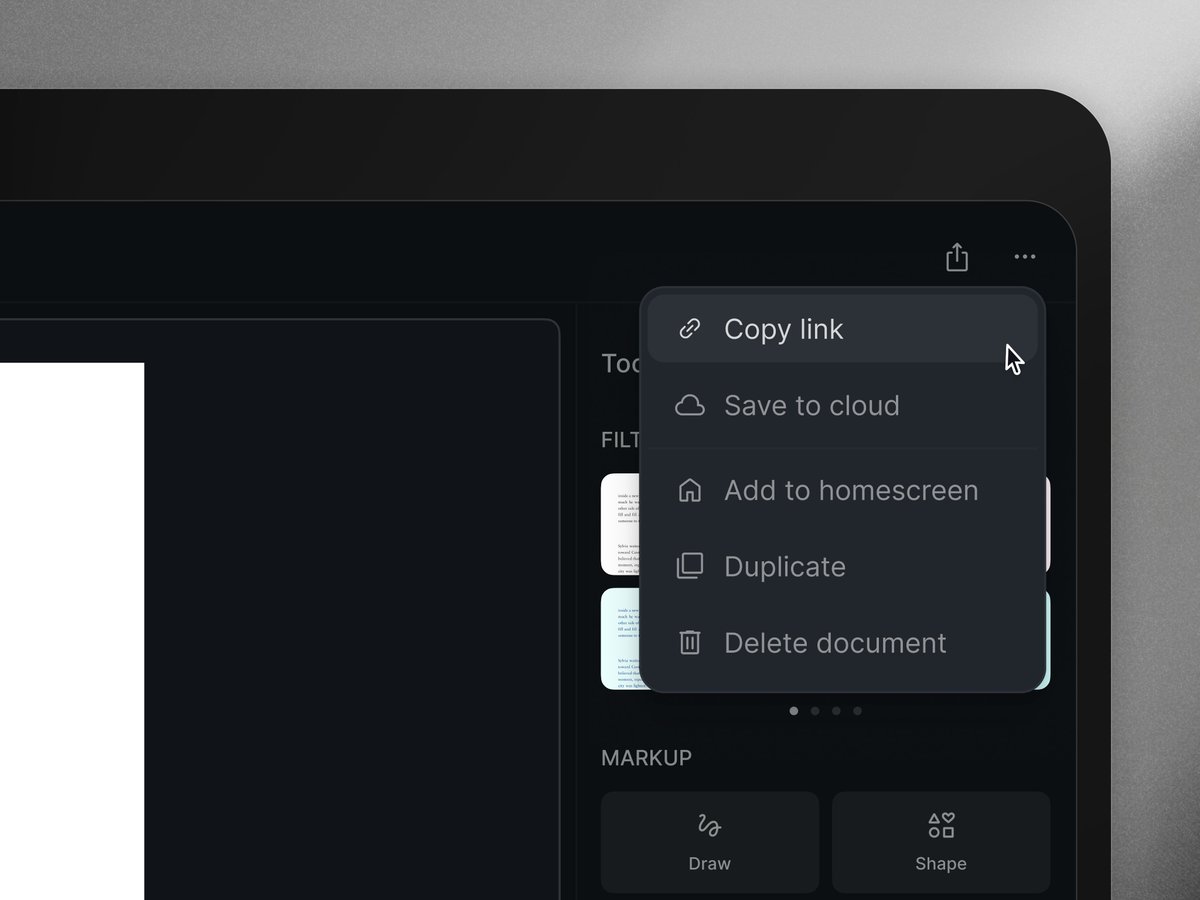 Document Editor / Dropdown / Interaction