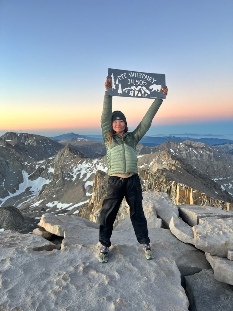 WendyDanielsFM's tweet photo. My daughter made it to the peak this morning! They hiked all night to make it for sunrise. She's my rockstar! Go Ava!!#PacificCrestTrail #MountWhitney #hikingadventures https://t.co/hnbr0VPfd2