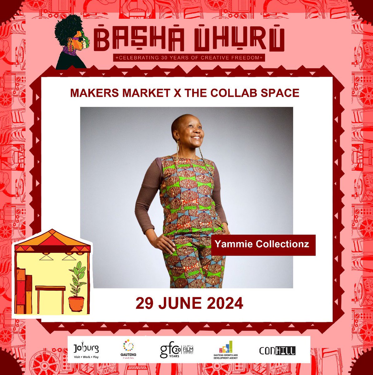 BashaUhuru's tweet photo. Calling all lovers of fine, fun, & gorgeous things! Come to the festival & indulge in the Basha Uhuru Freedom Fest’s Curated Makers Market. Check out our website for more information https://t.co/3mE8K0gYIs #Basha24 #creativeuprising #12yearsofBasha #curatedmakersmarket https://t.co/dFo3R60jnh