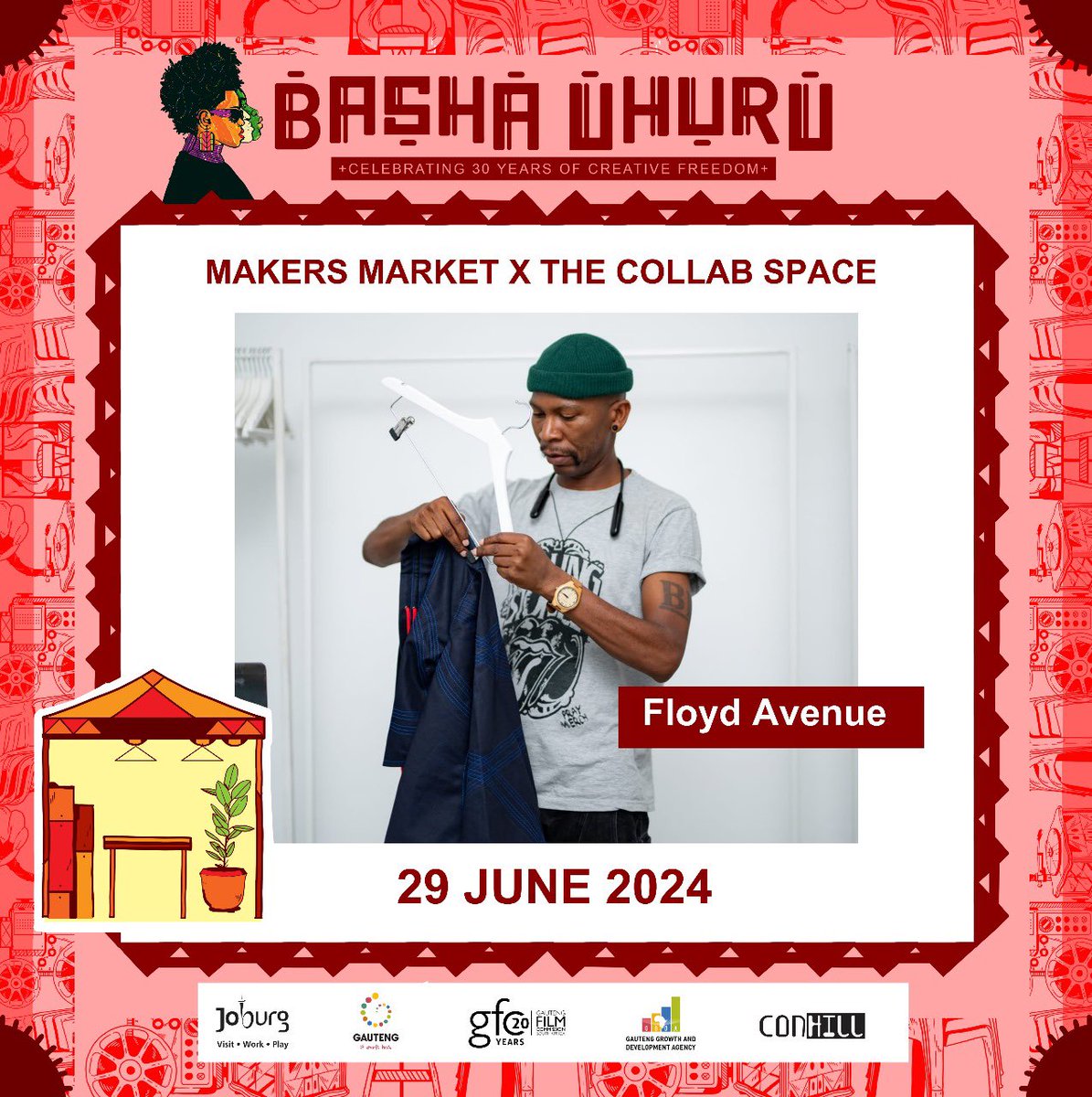 BashaUhuru's tweet photo. Calling all lovers of fine, fun, & gorgeous things! Come to the festival & indulge in the Basha Uhuru Freedom Fest’s Curated Makers Market. Check out our website for more information https://t.co/3mE8K0gYIs #Basha24 #creativeuprising #12yearsofBasha #curatedmakersmarket https://t.co/dFo3R60jnh