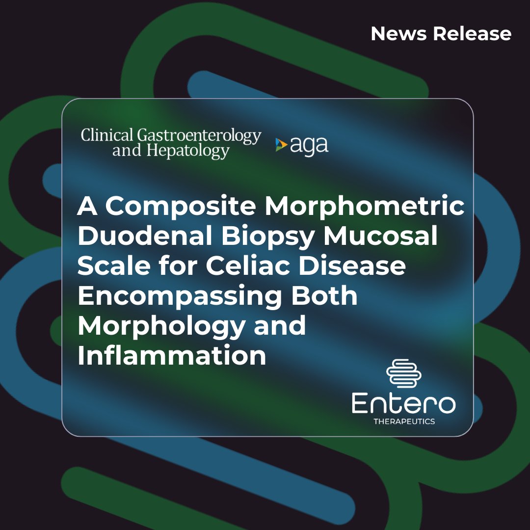 enterothera's tweet photo. We’re pleased to announce our groundbreaking publication in @AmerGastroAssn’s Clinical Gastroenterology and Hepatology. 

Our #CeliacResearch introduces a quantitative approach to diagnosing and assessing disease severity of #CeliacDisease.

Learn more: https://t.co/ghq7dpLLmA https://t.co/MQfG6jtD1e