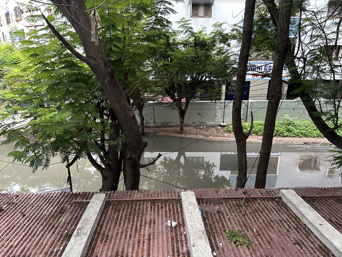 vipullshri's tweet photo. Sewage water logging on the streets near Gandhi Estate, Lingampally is causing major issues. Authorities need to address this urgently to prevent health hazards and ensure public safety. Location: Gandhi estate Block-c lingampally
#ghmc https://t.co/BmnLOZx2We