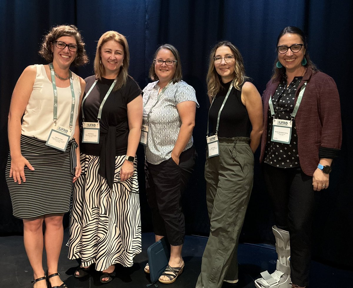Dr. Denita Hadziabdic Guerry (@treehealthdoc) on Twitter photo One of the best parts of #IUFRO2024 conference is the fact that I get a chance to hang out with these amazing ladies focusing on #forest #pathology across the globe 🌏. #womeninSTEM
<a href="/IreneBarnes19/">Irene Barnes</a>
<a href="/LabVillari/">VillariLab</a>
@michellecleary
<a href="/IUFROdivision7/">IUFRO Division 7 Forest Health</a> One of the best parts of #IUFRO2024 conference is the fact that I get a chance to hang out with these amazing ladies focusing on #forest #pathology across the globe 🌏. #womeninSTEM
<a href="/IreneBarnes19/">Irene Barnes</a>
<a href="/LabVillari/">VillariLab</a>
@michellecleary
<a href="/IUFROdivision7/">IUFRO Division 7 Forest Health</a>