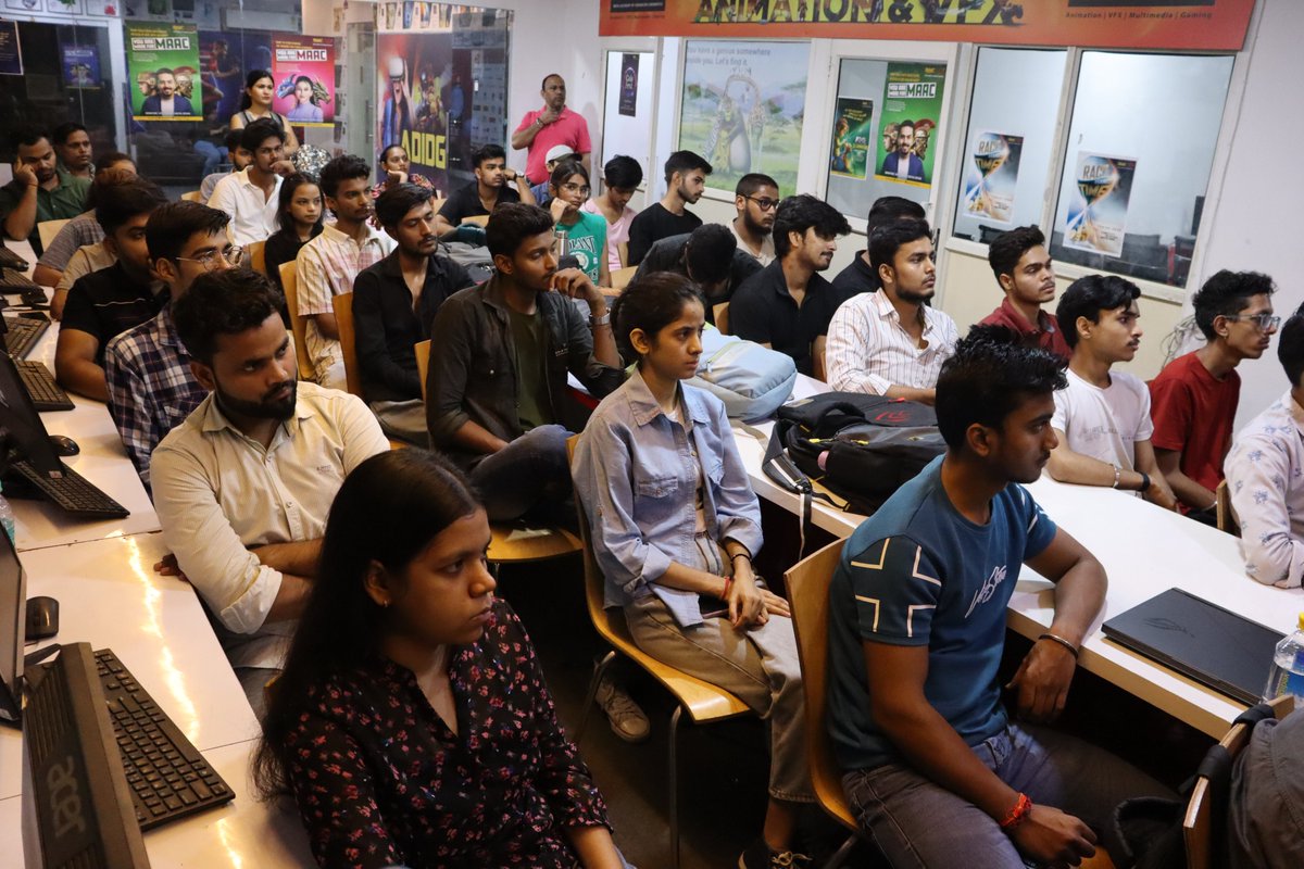 maac_noida's tweet image. MAAC Noida Thanks Mr. Ankit Nischal (Founder of Renderboxx Studio renderboxxstudioofficial ), for this wonderful session today which was participated by our students and faculty team!
#learningmagic #maac #delhi #maaccourse #ghaziabad #maacnoida #animationcourses #job