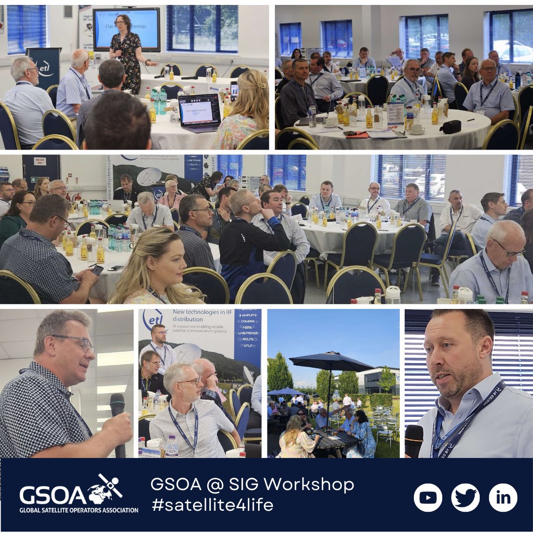 GSOA (@gsoa_sat) on Twitter photo The future of Flat Panel Antennas was discussed during <a href="/SatcomsIG/">Satcoms Innovation Group</a> Workshop.
🌍 Satellite operators pointed out issues with certain inefficient FPAs available in the market and are urging GSOA and SIG to take the lead in establishing clear guidelines for manufacturers and testing. The future of Flat Panel Antennas was discussed during <a href="/SatcomsIG/">Satcoms Innovation Group</a> Workshop.
🌍 Satellite operators pointed out issues with certain inefficient FPAs available in the market and are urging GSOA and SIG to take the lead in establishing clear guidelines for manufacturers and testing.