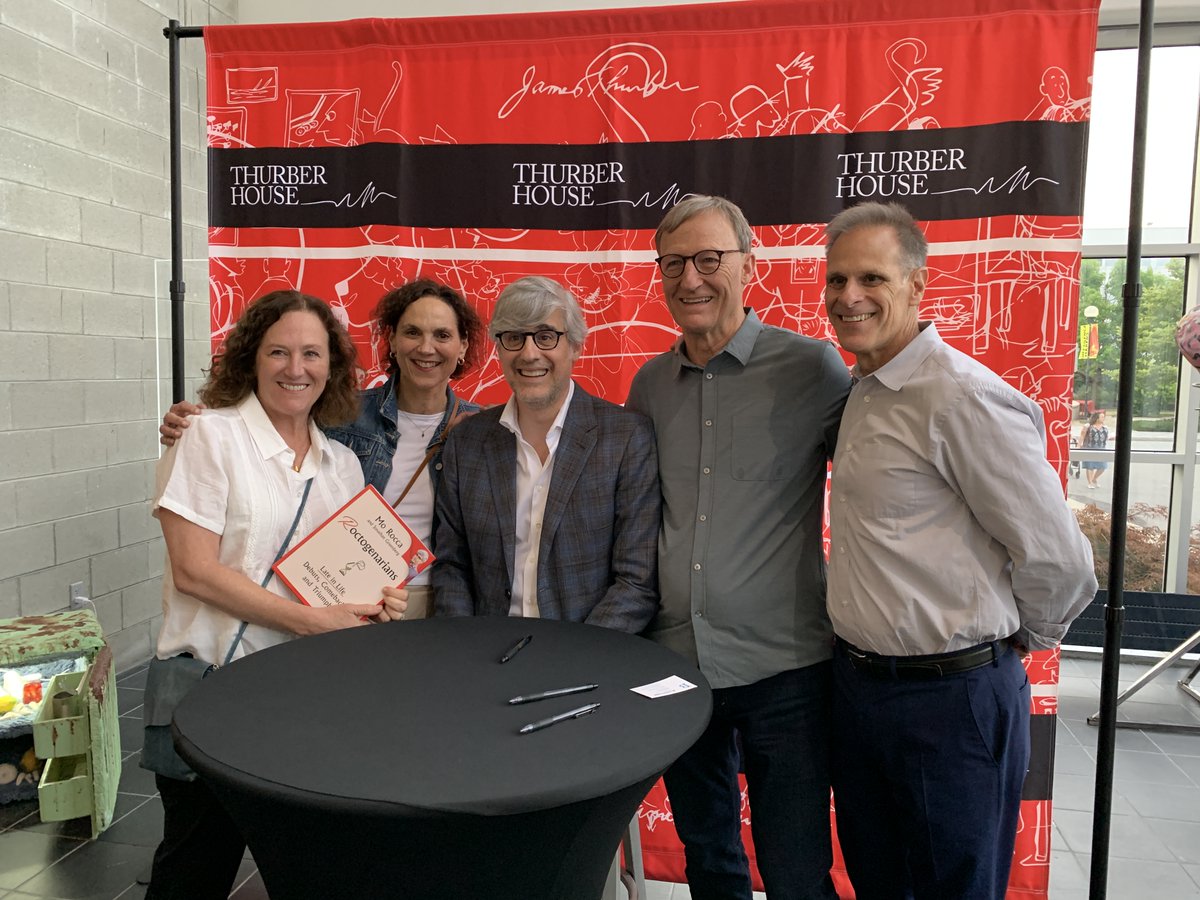 ThurberHouse's tweet image. We're still beaming from the @MoRocca event earlier this week! Mo was fantastic as expected &amp;amp; @DougPetcash  was wonderful as moderator.

Thanks to everyone who came out for the evening &amp;amp; for your support of Thurber House. 

#morocca #thurberhouse #asseenincolumbus