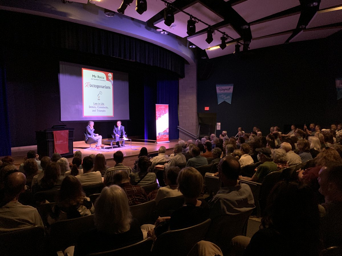 ThurberHouse's tweet image. We're still beaming from the @MoRocca event earlier this week! Mo was fantastic as expected &amp;amp; @DougPetcash  was wonderful as moderator.

Thanks to everyone who came out for the evening &amp;amp; for your support of Thurber House. 

#morocca #thurberhouse #asseenincolumbus