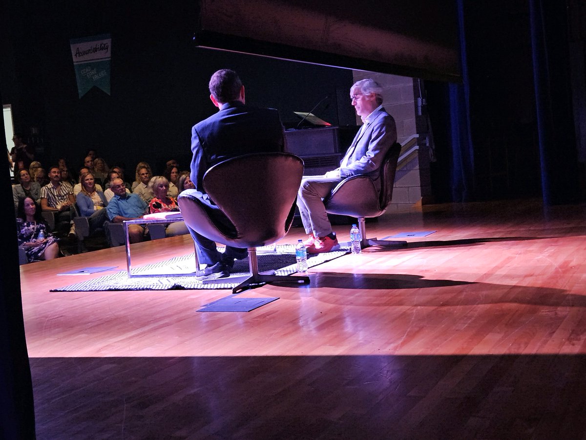 ThurberHouse's tweet image. We're still beaming from the @MoRocca event earlier this week! Mo was fantastic as expected &amp;amp; @DougPetcash  was wonderful as moderator.

Thanks to everyone who came out for the evening &amp;amp; for your support of Thurber House. 

#morocca #thurberhouse #asseenincolumbus