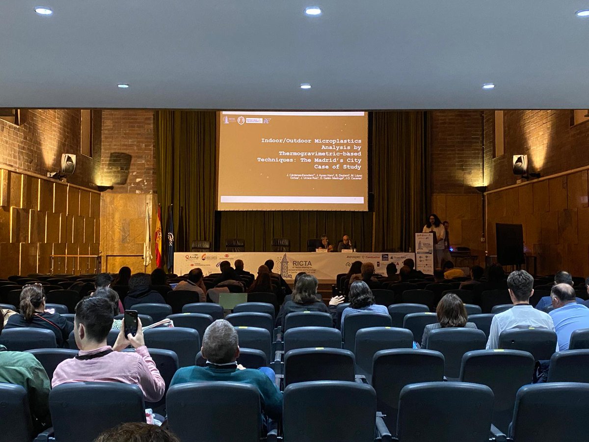 "Indoor/Outdoor MPs Analysis by Thermogravimetric-Based Techniques: The Madrid’s City Case of Study" by J. Cárdenas

"Assessment of MP Presence in Madrid's Atmospheric Environments: Indoor vs. Outdoor Air Samples" by S. Deylami
▫️🔹️🔸️🔺️

Both from <a href="/unicomplutense/">Complutense</a> 

#RICTA
