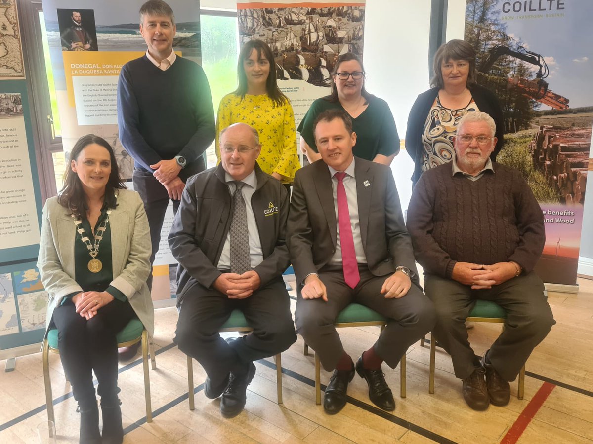 Had the honour &amp; pleasure of opening the Bonny Glen Wood Neighbourwood Scheme this morning in Portnoo. This fantastic initiative is a collaboration between <a href="/coilltenews/">Coillte</a> and the <a href="/DolmenCentre/">Dolmen Centre</a>. Best of luck to all involved in the project that will be a great boost to the locality.