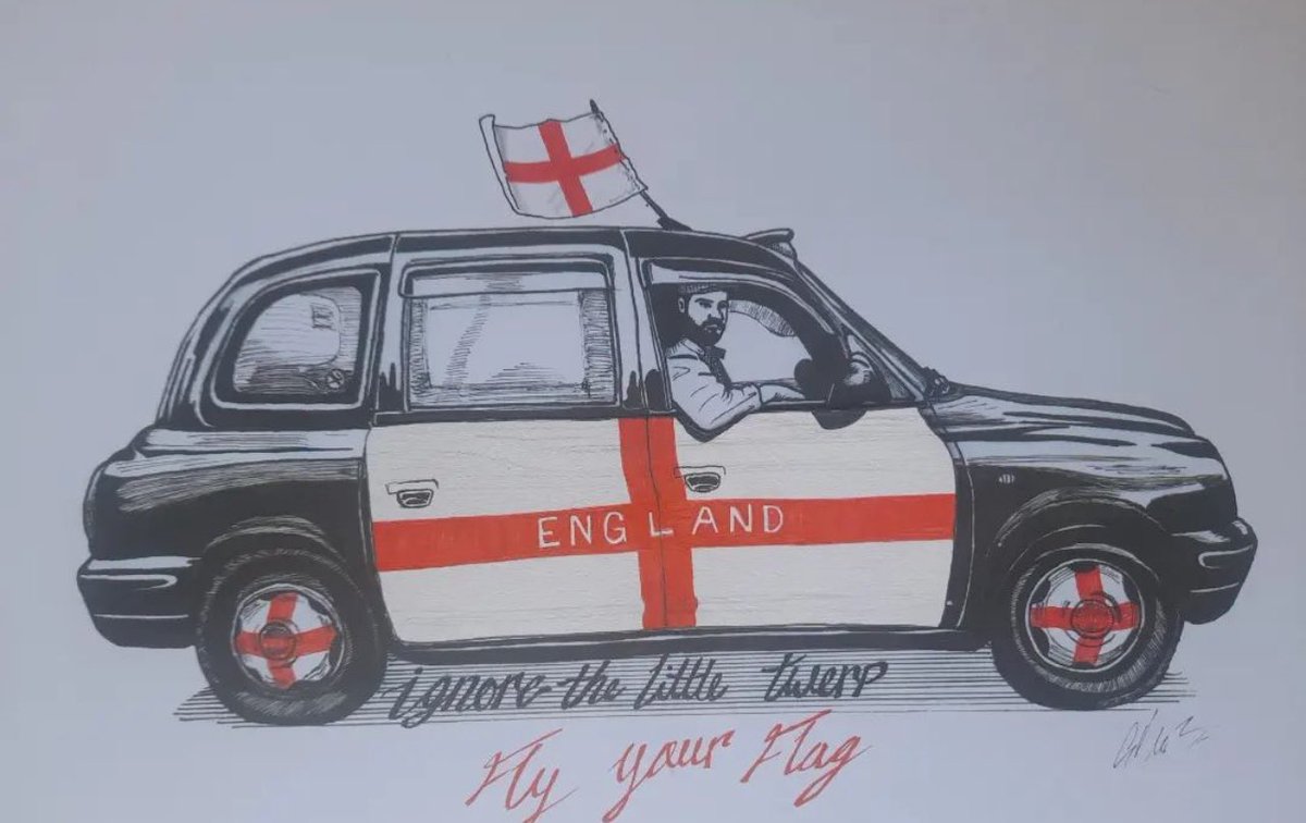 Pinkribbonmark2's tweet photo. #England โค๏ธ
By @beluckydesigns
#FlyYourFlag https://t.co/ST0pmiLPhl