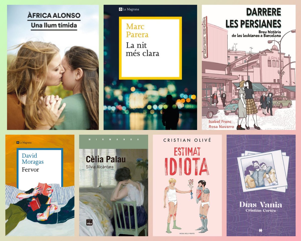 Demà, dia de l'Orgull 🌈. A <a href="/nuvol_com/">Núvol</a> ens avancem amb un article amb set novetats literàries molt variades que han sortit  del forn aquest 2024. 

<a href="/AafricaAlonso/">Africa Alonso Bada</a> @muraguilles <a href="/xtianolive/">Cristian Olivé</a> <a href="/Cristiancejota/">Cristián Cortés</a> <a href="/UnaLlumTimida_/">Una Luz Tímida</a> i #MarcParera i #SílviaAlcántara.
 ⏬️