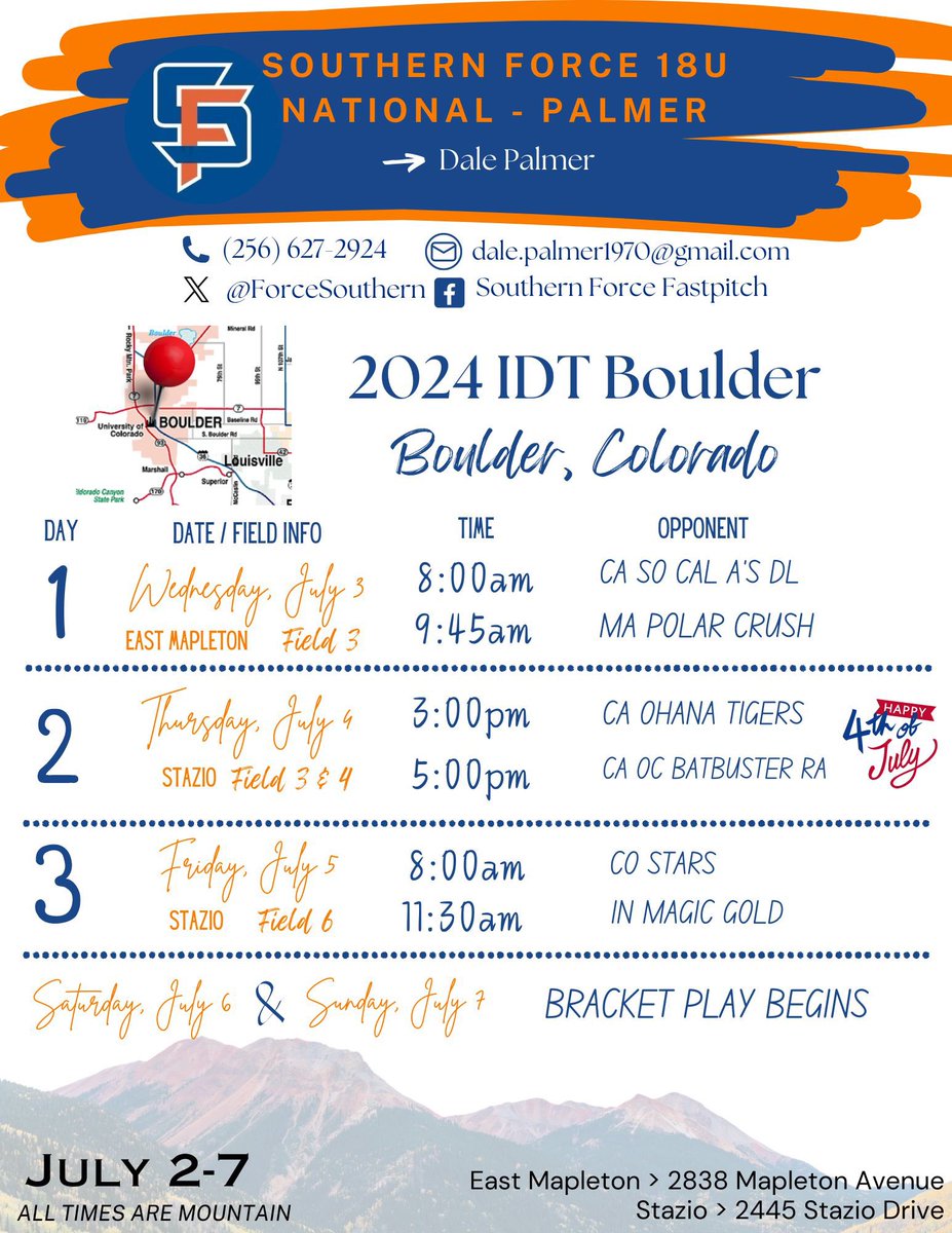 Ready to head for the 🏔️ 💙🧡