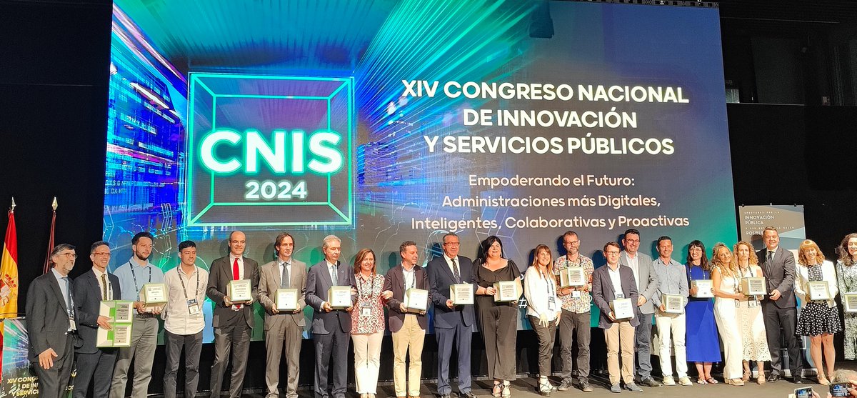 🔊 Ante 170 candidatos para diversas categorías, <a href="/SumaAlicante/">Suma Gestión Tributaria</a>  premiada por su estrategia integral de  gestión del dato en #CNIS2024, el congreso nacional más prestigioso en administración electrónica. Además, 2º puesto en el concurso #Innovisión 💪🙌

<a href="/dipuAlicante/">Diputación de Alicante</a> 
#toniperez