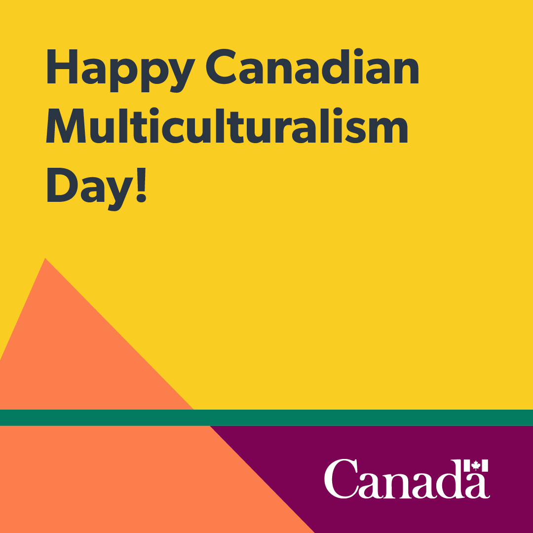 PrivyCouncilCA's tweet image. Happy Canadian Multiculturalism Day! Across the country, let’s celebrate our values, our culture and everything that makes us proud to be Canadian.

#MultiDay #Multiculturalism