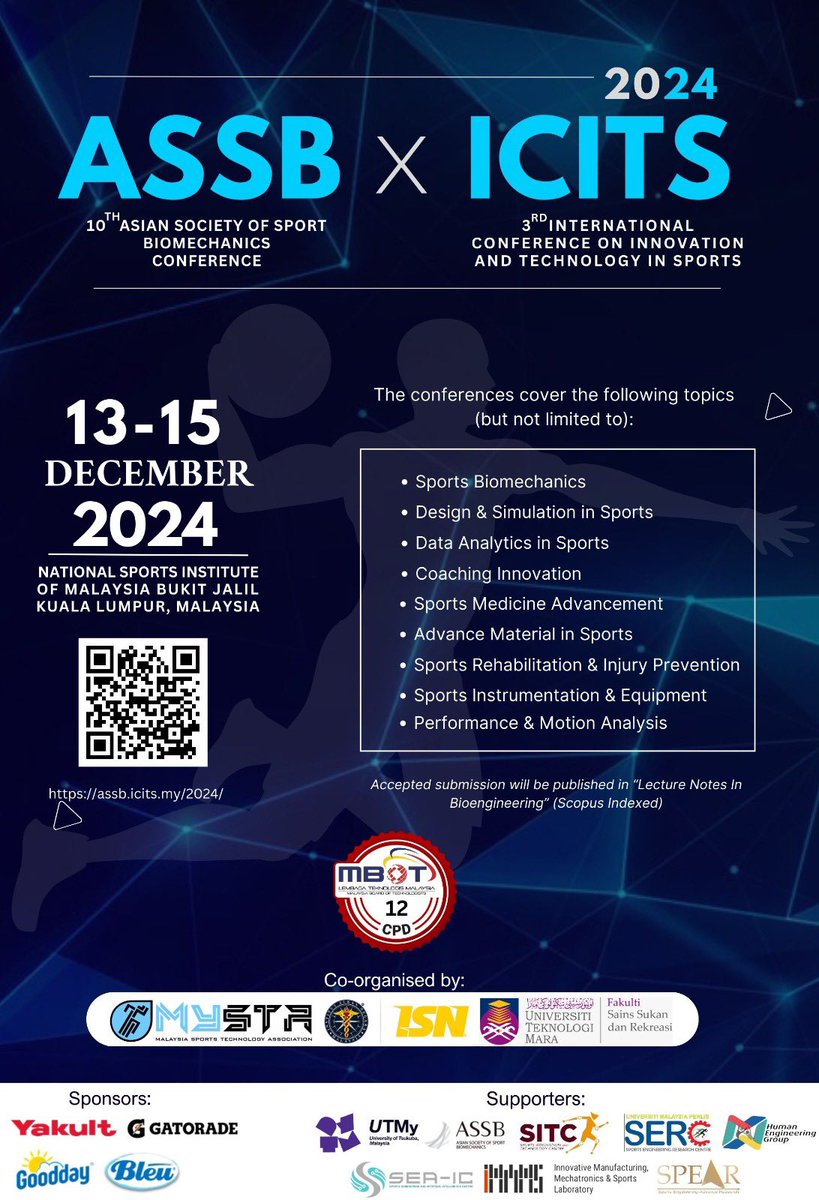 xaRaix's tweet photo. ASSB-ICITS 2024 🇲🇾 
Keep those abstracts coming guys! 
We’re soo excited and intrigued on reading the abstracts submissions &amp; hv decided to welcome MORE submissions from all of you. 

Send over those abstracts and keep our reviewers busy! 

#ASSBICITS2024 https://t.co/9HjBkIcUrA