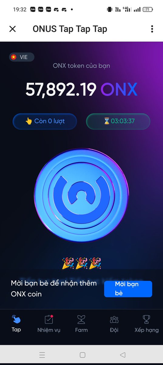 Hoang0287's tweet photo. KÈO HOT NÈ AE ƠI ! Mau khai thác tháng 9 Giao dịch luôn, khai thác ONX token do Sàn ONUS ra mắt thì quá uy tín rồi.
Link khai thác: kích vào link https://t.co/qTnC53U4OY
Bấm Start 👉 Mở App https://t.co/GjWcIrIpSK