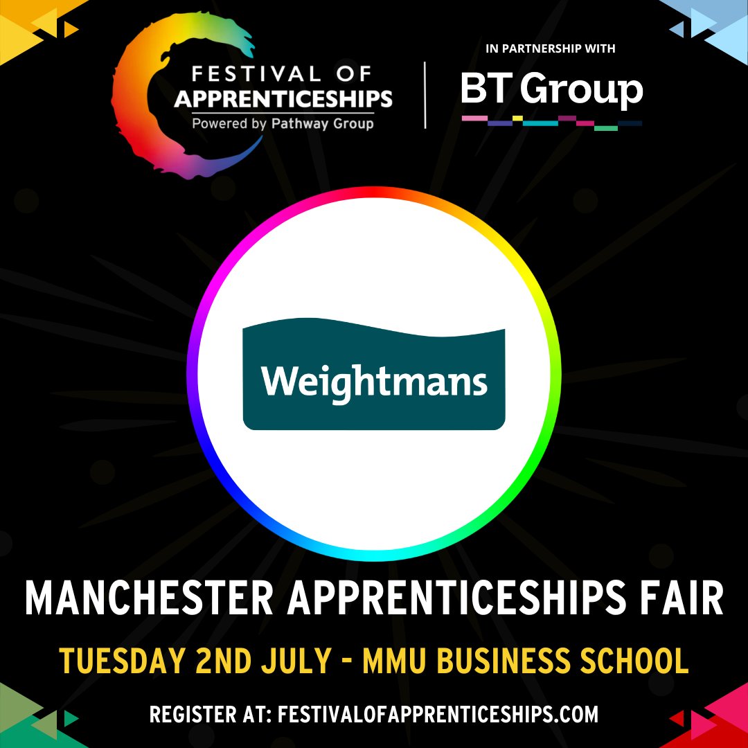Meet The Exhibitor - <a href="/Weightmans/">Weightmans</a> <a href="/WeightmansJobs/">Weightmans Careers</a>

festivalofapprenticeships.com

#FestivalOfApprenticeships #Apprenticeships #Apprenticeship #ApprenticeshipsWork #ChooseApprenticeships #CareerDevelopment #CareersFair #Careers