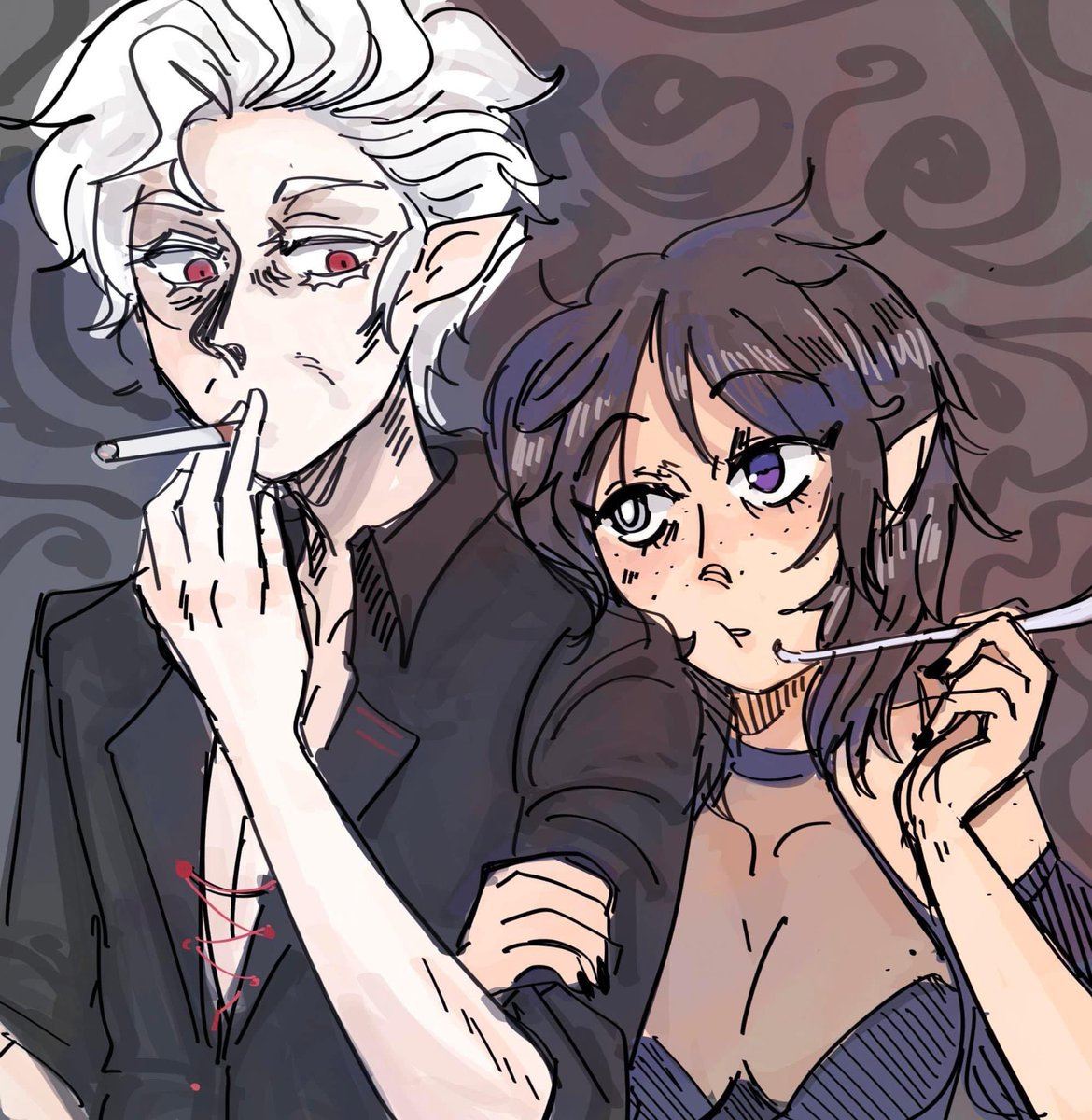 sandisticx's tweet image. BG3 stuff I love bg3 ft. My sister