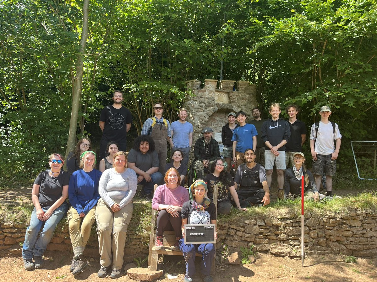 DrStuartPrior1's tweet photo. #SWARP24 #universityofbristol #internationalsummerschool final day of excavations at Heartygrove Brake completed for this year with some fantastic finds and a new appreciation of the entire Norman Hunting Lodge. Summer School students have been great and have enjoyed site time. https://t.co/3qk5uA6pQq