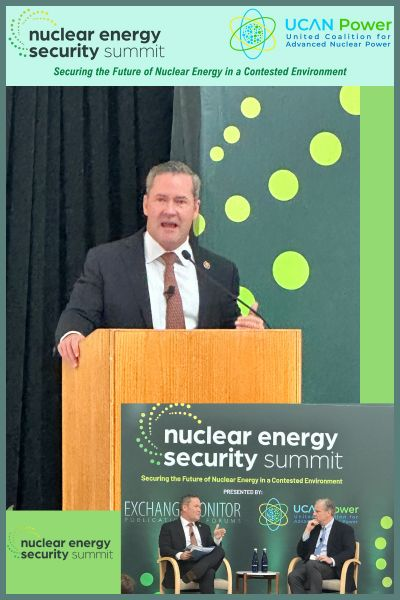 Thank you, Congressman <a href="/michaelgwaltz/">Ambassador Mike Waltz</a> for opening up the second day of the Nuclear Energy Security Summit with such poignant remarks on how advanced nuclear energy can help make our military ready.  🪖💪

#NESS2024