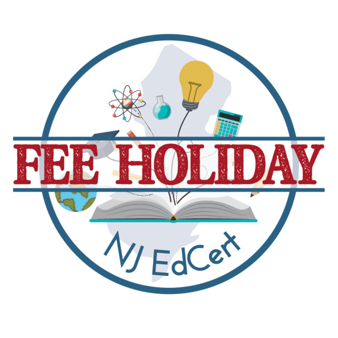 FINAL DAYS: Looking to learn more about how to waive educator certification fees during the <a href="/NewJerseyDOE/">New Jersey Department of Education</a> Certification Fee Holiday running through 6/30/24? Learn more about the fee holiday submission process here: bit.ly/3sJDoLd #FeeHoliday