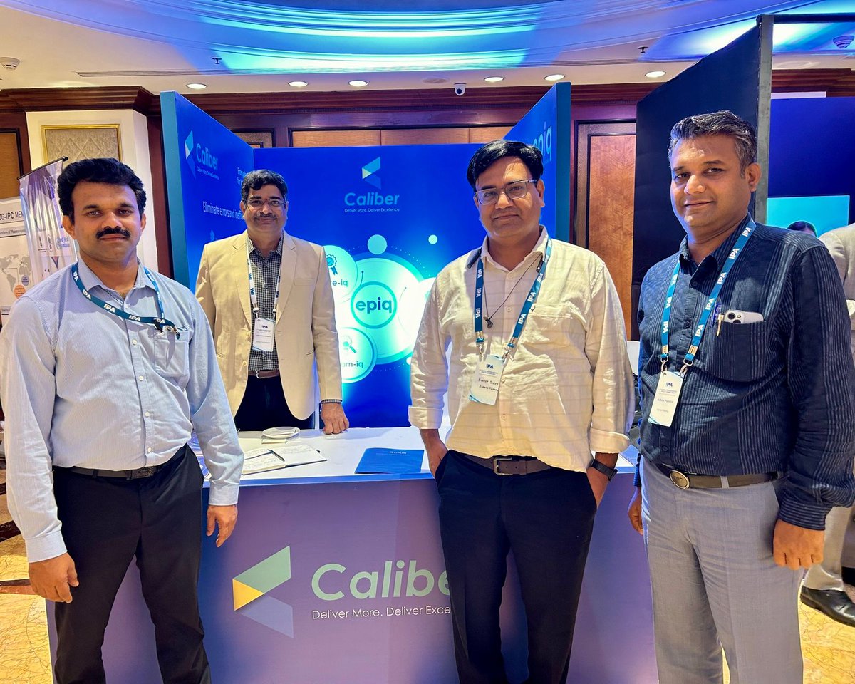 CaliberTech's tweet photo. Team Caliber had a great Day 1 at the "9th Global Pharmaceutical Quality Summit" !
Drop by our booth tomorrow to explore our latest offerings in GxP solutions.
@IPAOfficialPage
#IPA #GPQS24 #pharmaceuticalindustry #calibertechnologies https://t.co/LwXEIn62G3