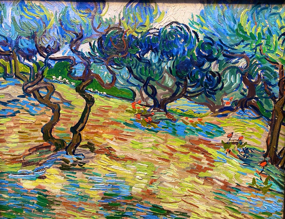 DrTerryOBrien's tweet photo. Vincent van Gogh has two works at the National Galleries of Scotland.  “Olive Trees” was painted while he was in the asylum (following the ear incident). 
@NatGalleriesSco https://t.co/rJ26NrWzWN