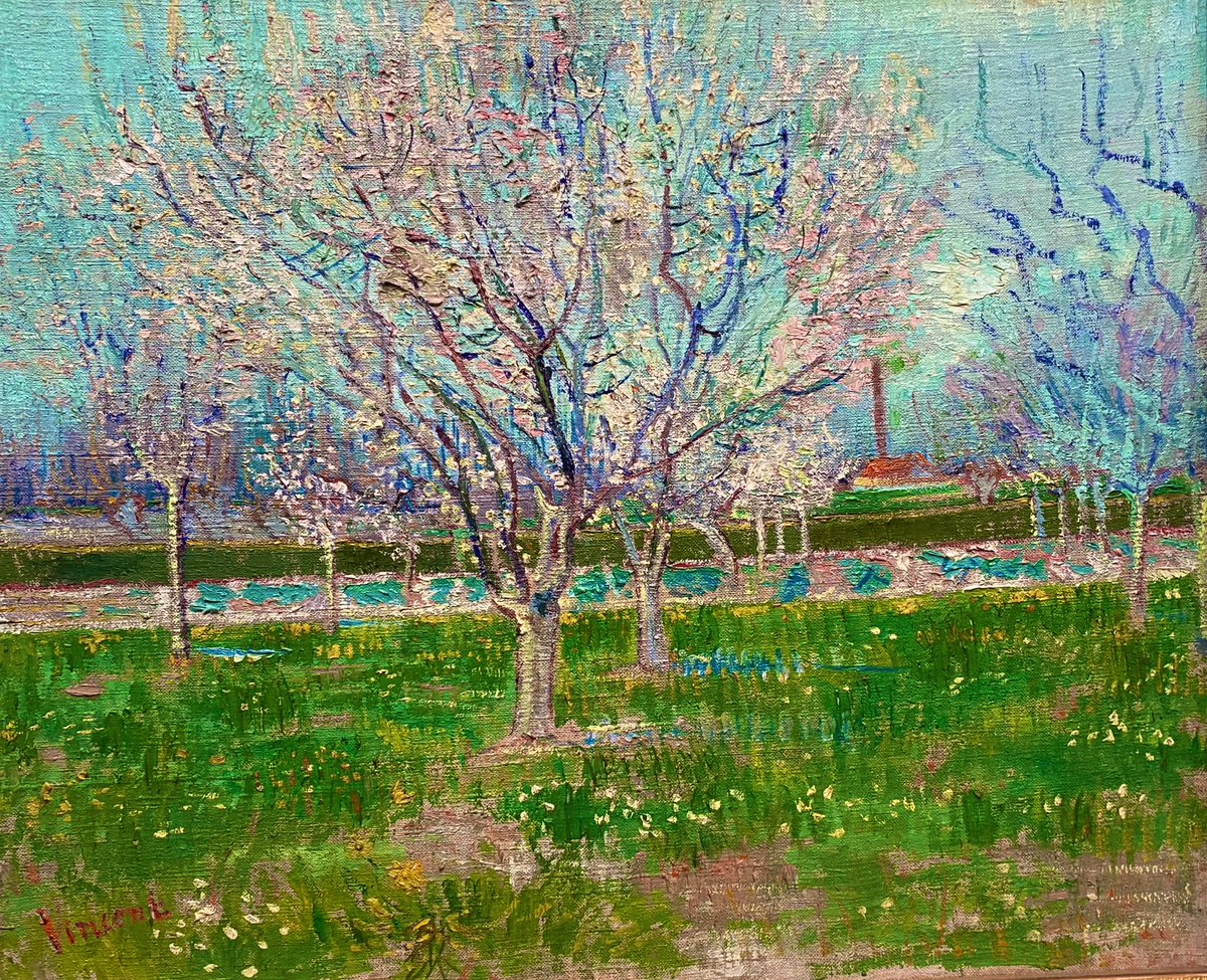 DrTerryOBrien's tweet photo. Vincent van Gogh has two works at the National Galleries of Scotland.  “Olive Trees” was painted while he was in the asylum (following the ear incident). 
@NatGalleriesSco https://t.co/rJ26NrWzWN