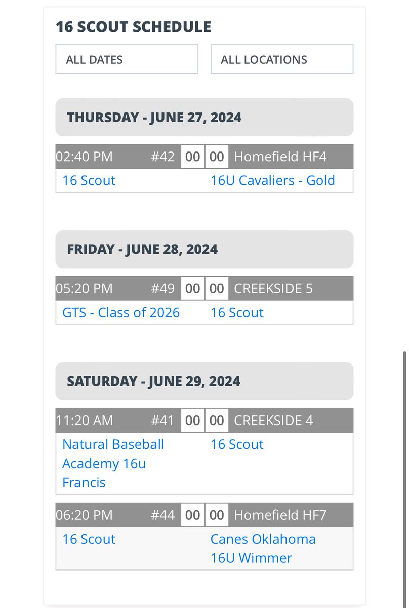 YBC_Kansas_Baseball (@ybc_ks) on Twitter photo <a href="/YardBallClub/">Yard Baseball Club</a> 16U Scout will be at the Midwest Premier Super 16 in KC this weekend. Come out and see a team full of talented 26ers compete! <a href="/PrepBaseballKS/">Prep Baseball Kansas</a> @PBR_Uncommitted <a href="/PbrUrban/">Andy Urban PBR</a> <a href="/BUncommitted/">Baseball_Uncommitted</a> <a href="/PG_Uncommitted/">PG_Uncommitted</a> <a href="/PG_Scouting/">Perfect Game Scout</a> <a href="/10JRock10/">Jason Harris</a> <a href="/WC_CoachMiles/">Miles ⚾️🥎</a>
#2026prospects <a href="/YardBallClub/">Yard Baseball Club</a> 16U Scout will be at the Midwest Premier Super 16 in KC this weekend. Come out and see a team full of talented 26ers compete! <a href="/PrepBaseballKS/">Prep Baseball Kansas</a> @PBR_Uncommitted <a href="/PbrUrban/">Andy Urban PBR</a> <a href="/BUncommitted/">Baseball_Uncommitted</a> <a href="/PG_Uncommitted/">PG_Uncommitted</a> <a href="/PG_Scouting/">Perfect Game Scout</a> <a href="/10JRock10/">Jason Harris</a> <a href="/WC_CoachMiles/">Miles ⚾️🥎</a>
#2026prospects