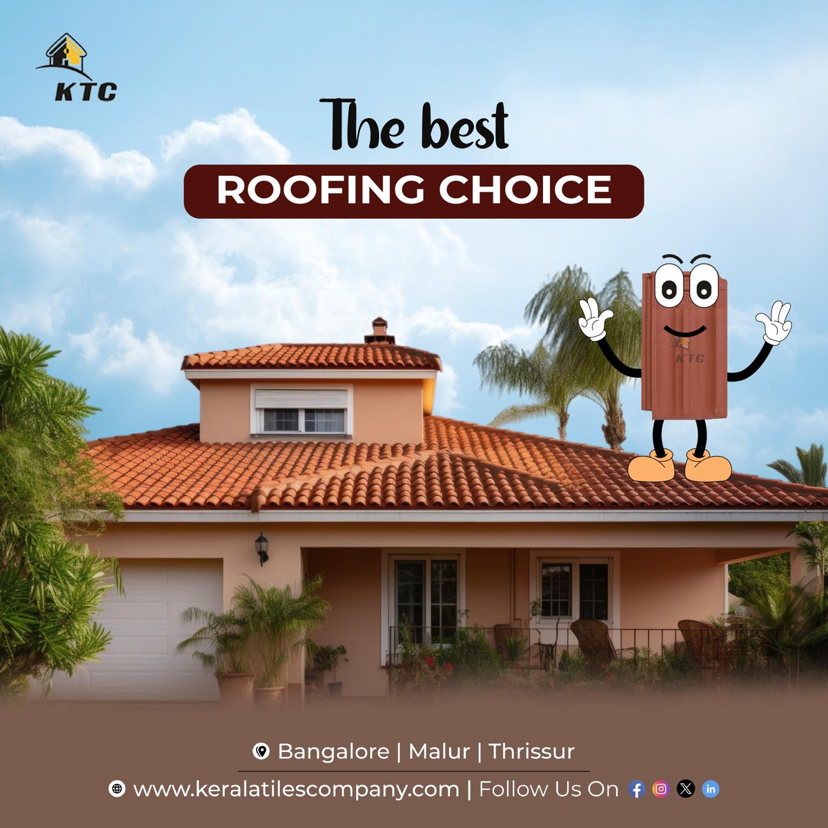 keralatilesco's tweet photo. Choose The Best Roofing Choice for your roofing tile needs!
📞 Call: 080 41558494 / 9008891512
🌐 Visit our website: https://t.co/CsV44odE1r
#keralatiles #keralatilescompany #ktc #roofingtile #roofing #keralaroofing #bangaloreroofing #keralaroofingtiles https://t.co/wxgdtHvf59