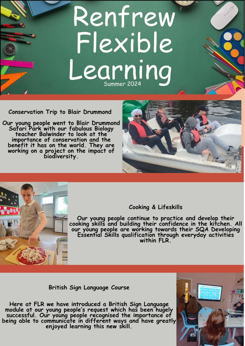 What an amazing year it has been <a href="/RenfrewFlexi/">FlexiRenfrew</a> 🥰 Wishing all our young people, parents, carers, colleagues and outside agencies a wonderful and relaxing summer break. We are so grateful for all that you do and contribute to FLR ♥️