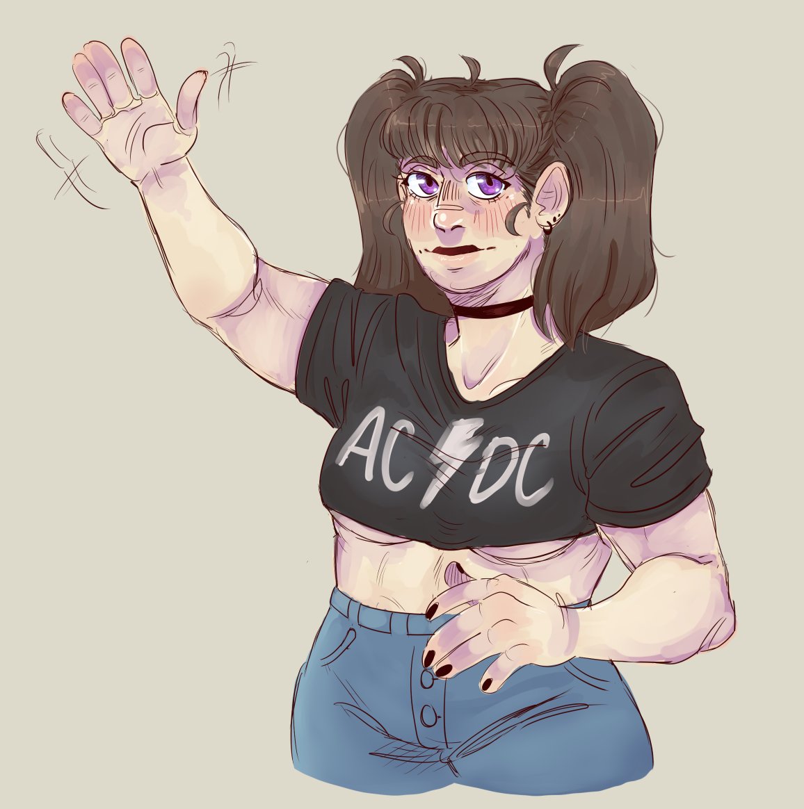 🐍» New brush tests w modern! Diane